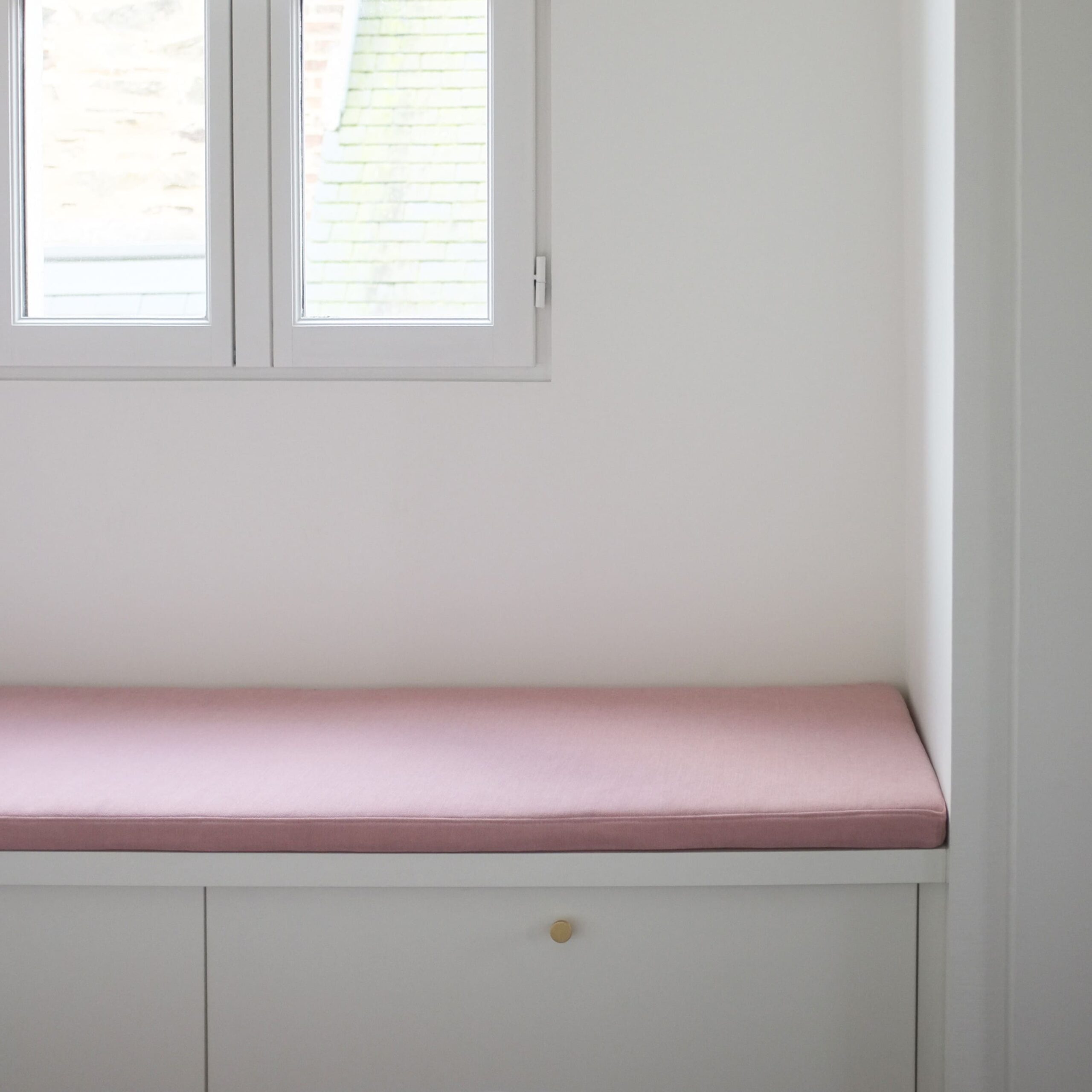 La Fabrique de Margaux - Sur-mesure - Coussin chambre rose