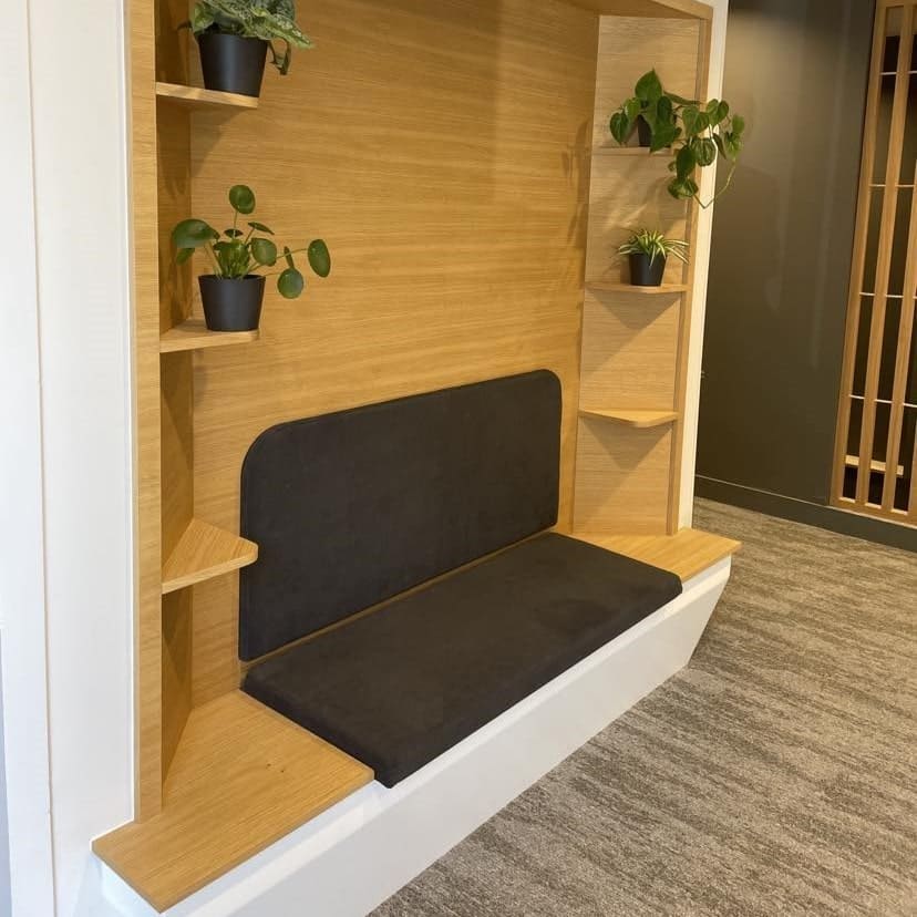 La Fabrique de Margaux - Sur-mesure - Banquette Accueil entreprise Rennes